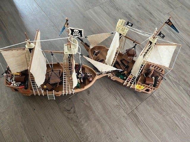 Piratenschip nr 3550 1980, Kinderen en Baby's, Speelgoed | Playmobil, Ophalen, Gebruikt, Los playmobil