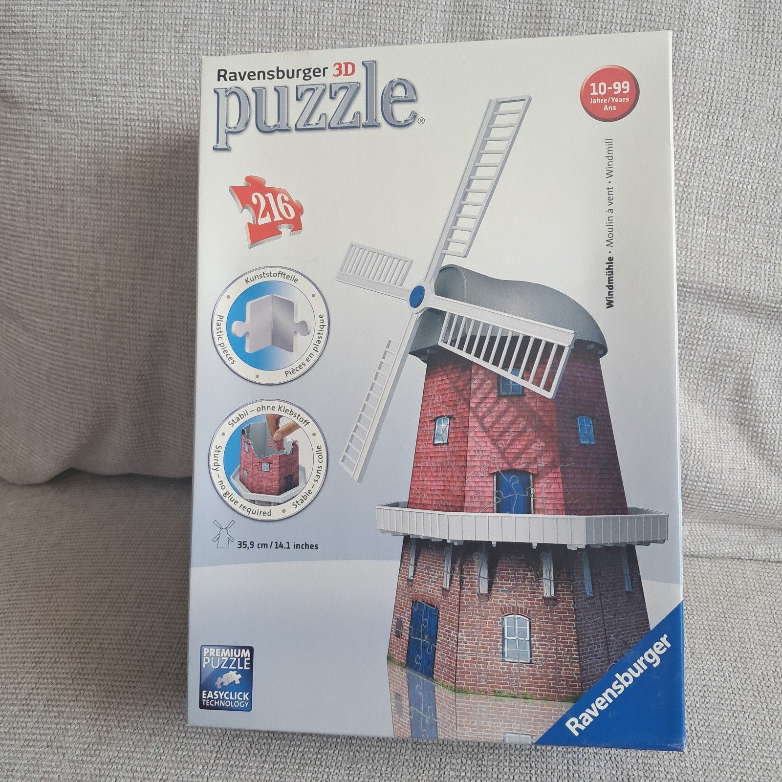 3d puzzel molen, Ophalen of Verzenden, Minder dan 500 stukjes, Gebruikt, Rubik's of 3D-puzzel