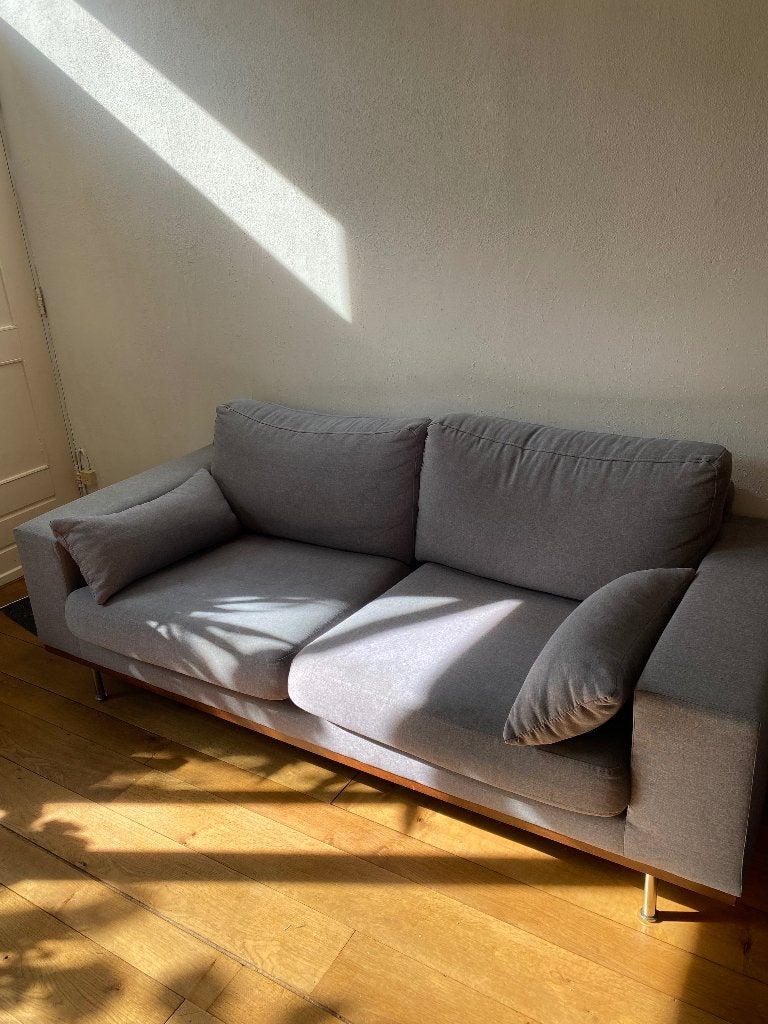 Bank, Ophalen, Gebruikt, 150 tot 200 cm, Grijs