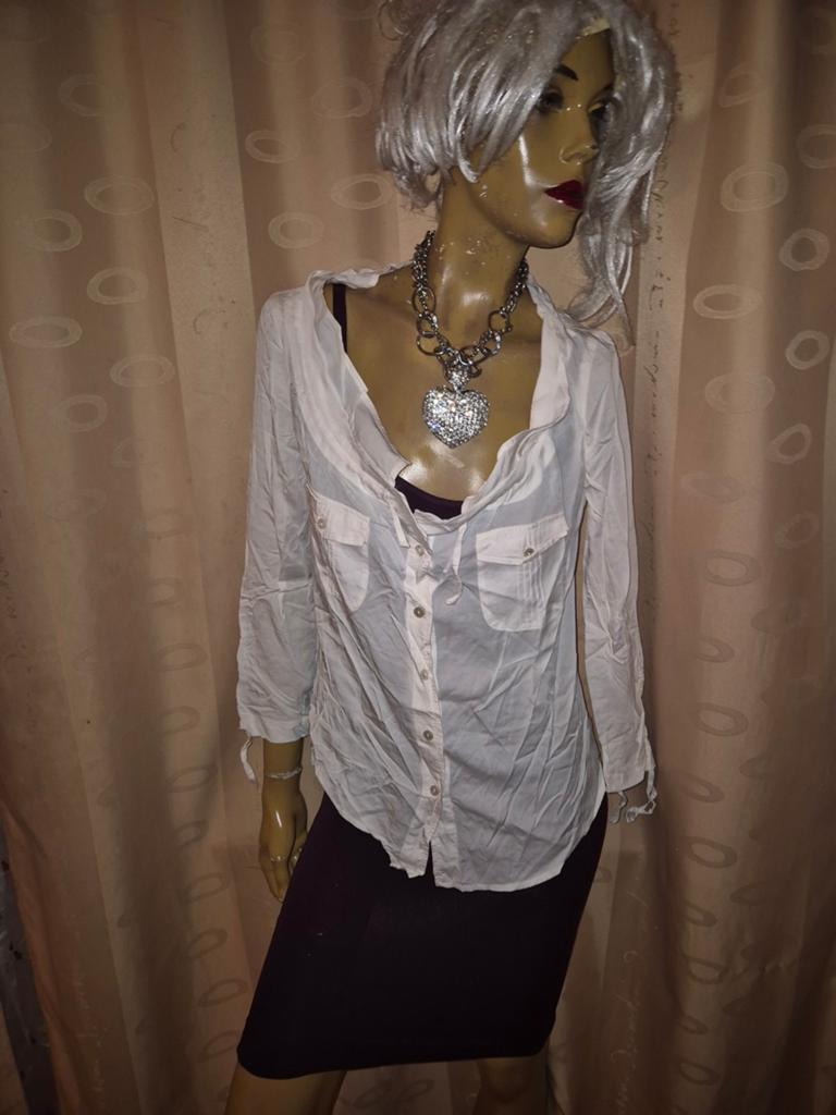 Marc Cain Blouse Maat 1 (Zgan), Marc Cain, Ophalen of Verzenden, Zo goed als nieuw, Roze