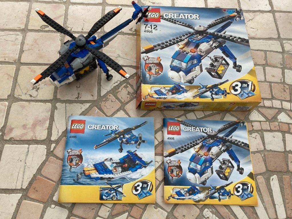 Lego creator 3 in 1 set 4995 7-12 jaar in doos met boekjes!, Lego, Ophalen of Verzenden, Zo goed als nieuw, Compleet