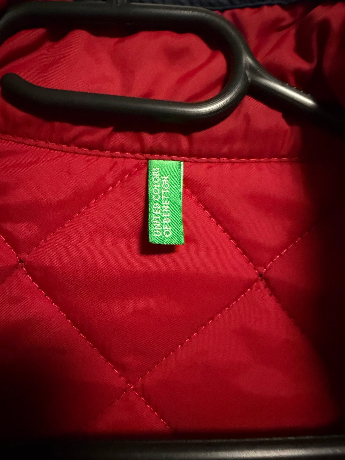United Colors of Benetton gewatteerde jas, Ophalen of Verzenden, Zo goed als nieuw