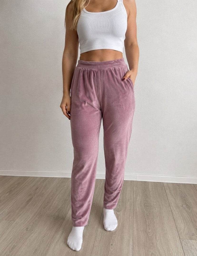 Hunkemöller fluwelen joggingbroek - Maat XS, Ophalen of Verzenden, Roze, Maat 34 (XS) of kleiner, Lang