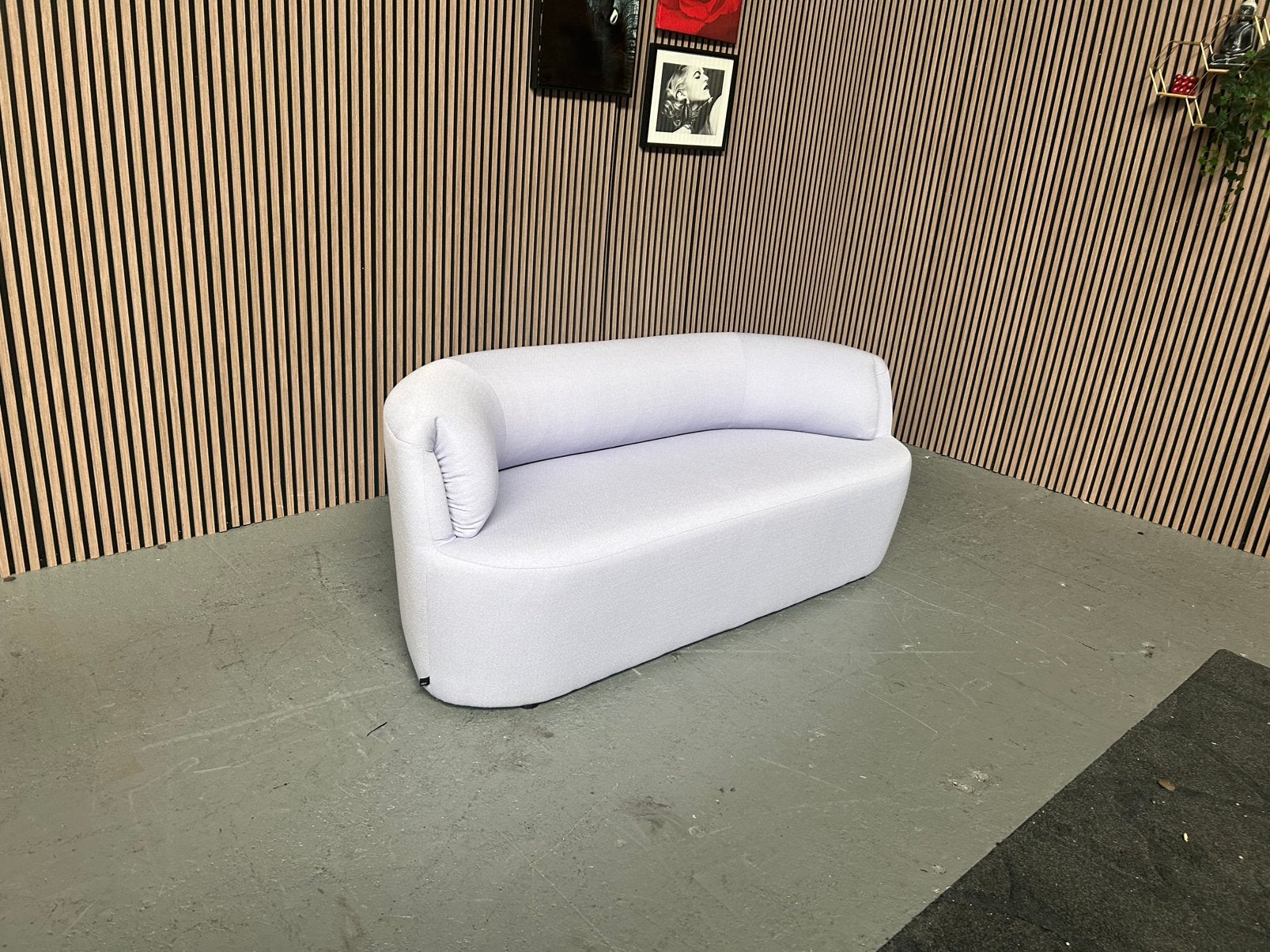 GRATIS LEVERING FEST Amsterdam Bank Blauw 200X90 SHOWMODEL, 75 tot 100 cm, Ophalen of Verzenden, Rechte bank, Stof