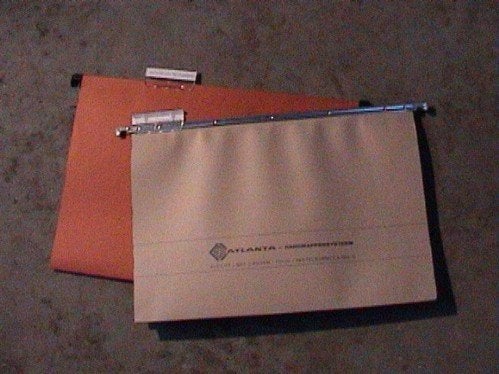 Gebruikte folio Hangmappen folio hang mappen, Ophalen, Gebruikt, -, -