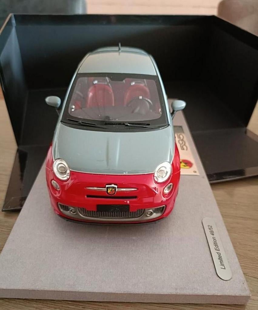 1:18 Fiat Abarth 595, Hobby en Vrije tijd, Modelauto's | 1:18, Overige merken, S, Auto, R