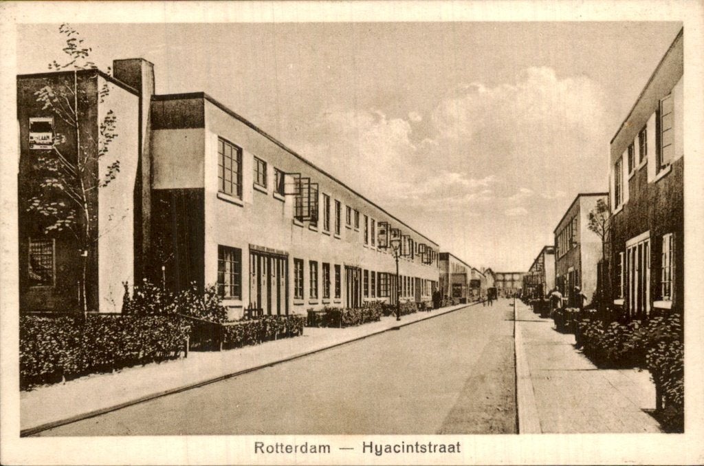 Rotterdam - Hyacintstraat - Straatgezicht, Ophalen of Verzenden, 1920 tot 1940, Ongelopen, Zuid-Holland