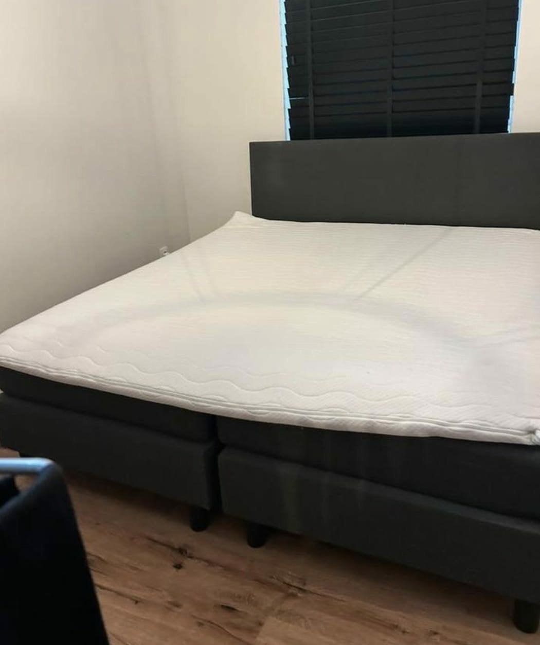 bezorging is mogelijk 180x200 complete boxspring bed, Tweepersoons, Ophalen of Verzenden, 180 cm, 200 cm