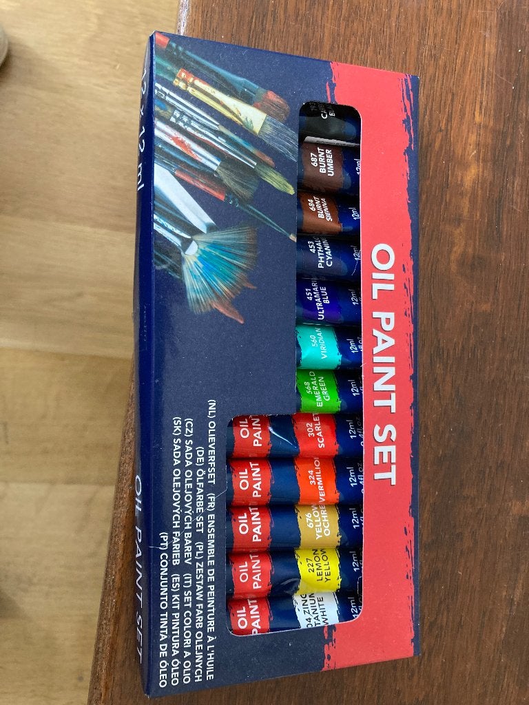 Olie verfset, Ophalen of Verzenden, Nieuw, Olieverf