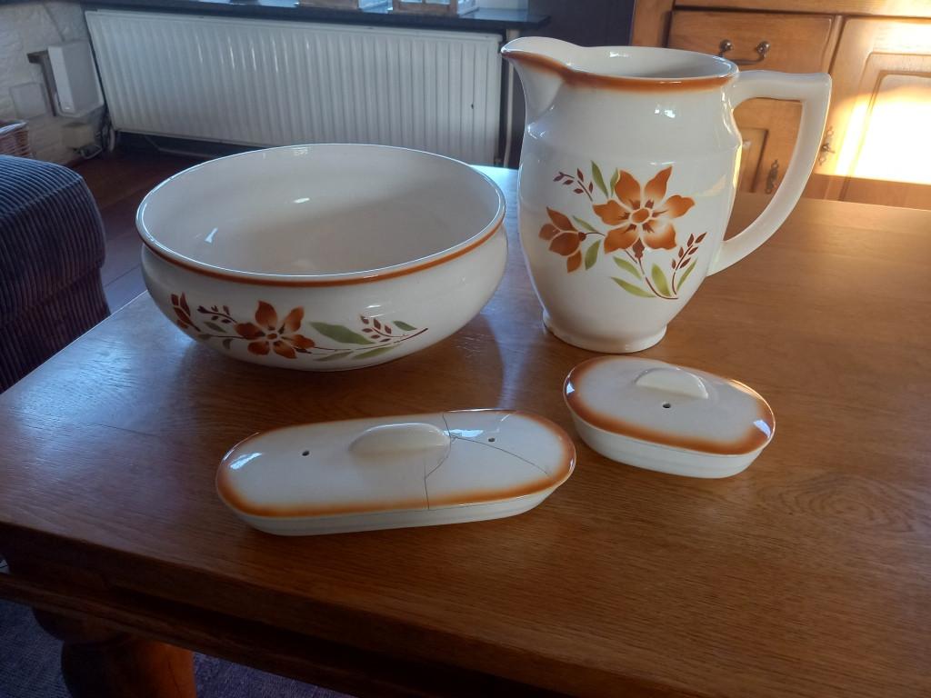 lampet set, Antiek en Kunst, Antiek | Keramiek en Aardewerk, Ophalen