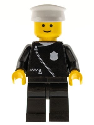 LEGO City cop013 Police - Zipper with Badge, Black Legs,, Lego, Ophalen of Verzenden, Minifiguur, City