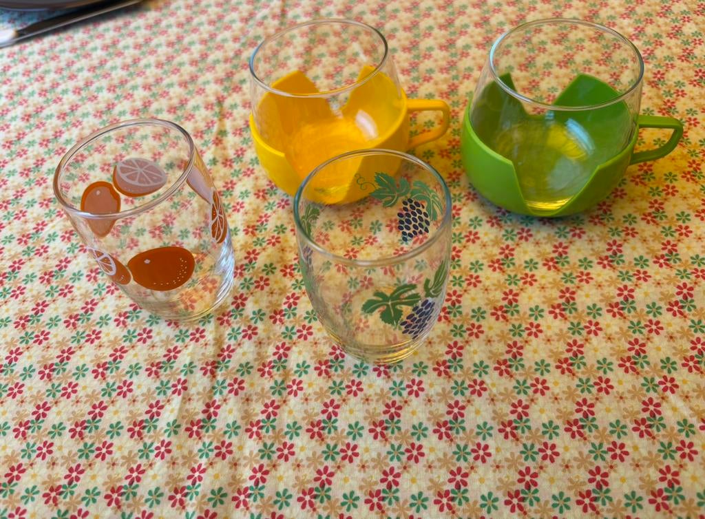 Retro camping servies, Caravans en Kamperen, Ophalen of Verzenden, Zo goed als nieuw