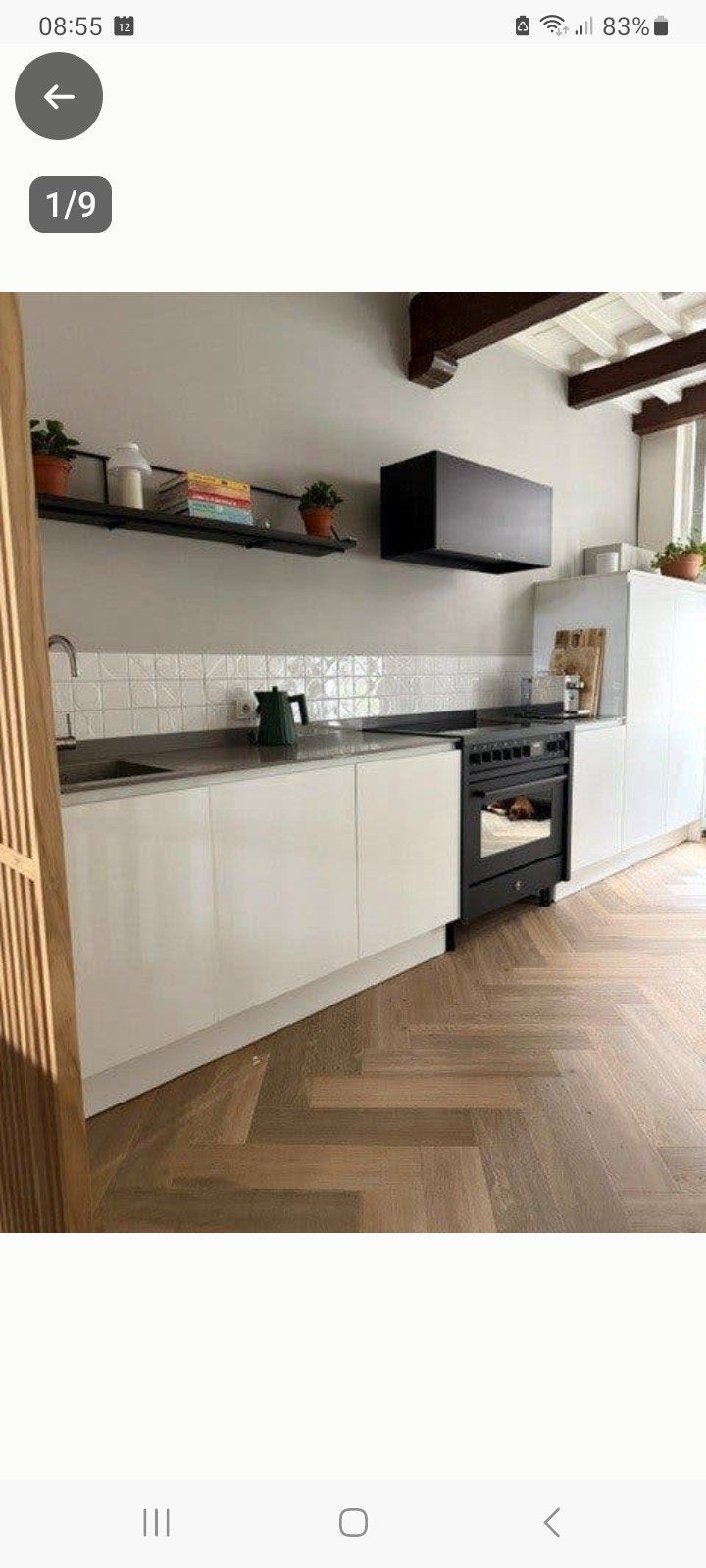 Keuken met vaatwasser en koelkast ophalen 30-10-2026, Huis en Inrichting, Ophalen, Wit, Enkelwandige keuken, Zo goed als nieuw