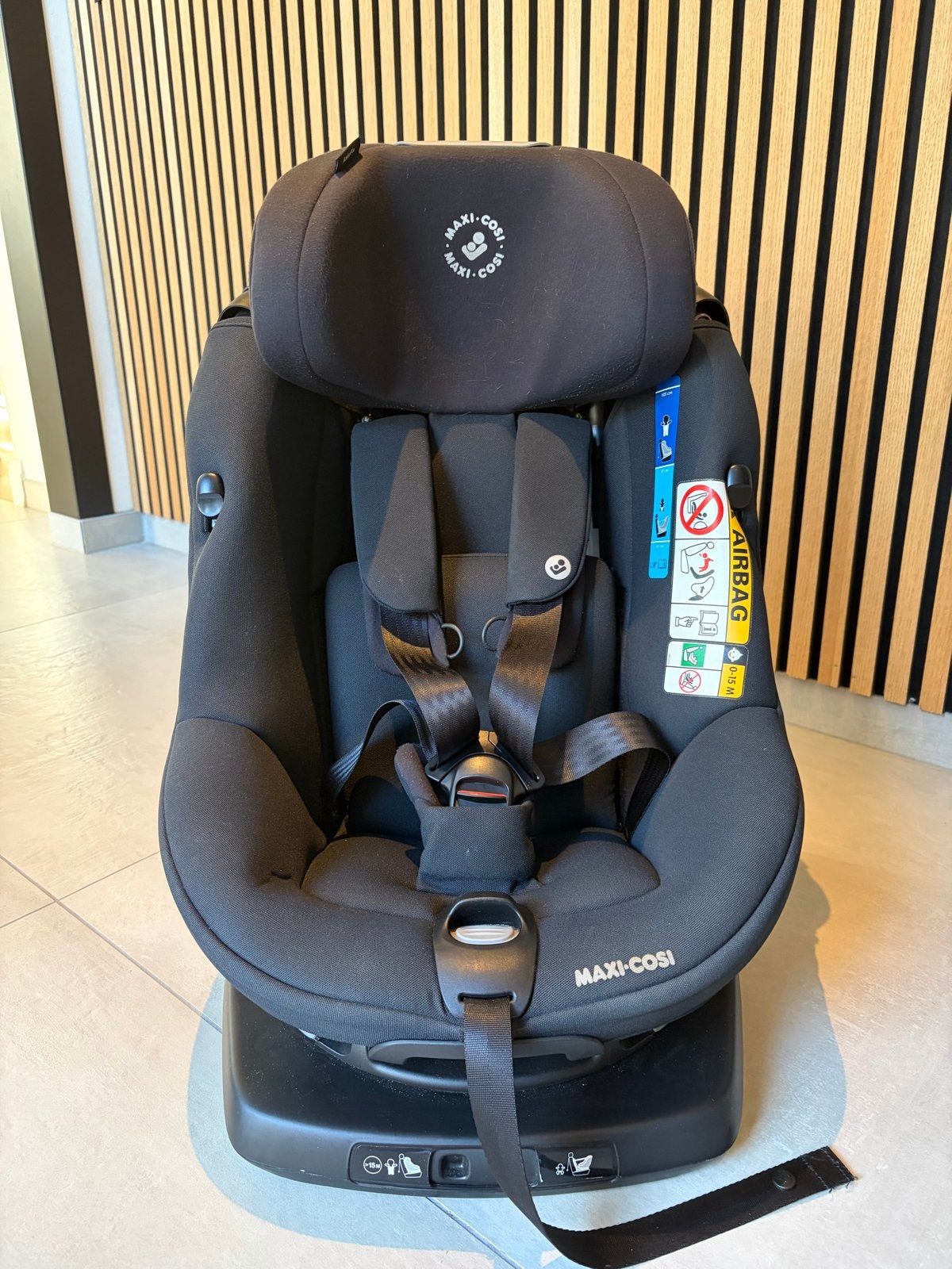 Maxi-Cosi AxissFix autostoel - Zwart - Isofix, Ophalen, 0 t/m 18 kg, Verstelbare rugleuning, Zo goed als nieuw