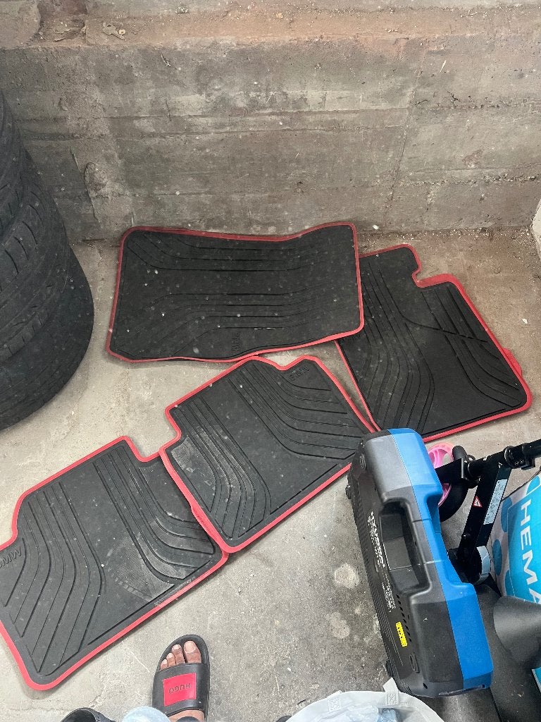 BMW F30 Rubberen Mattenset, Ophalen, Gebruikt