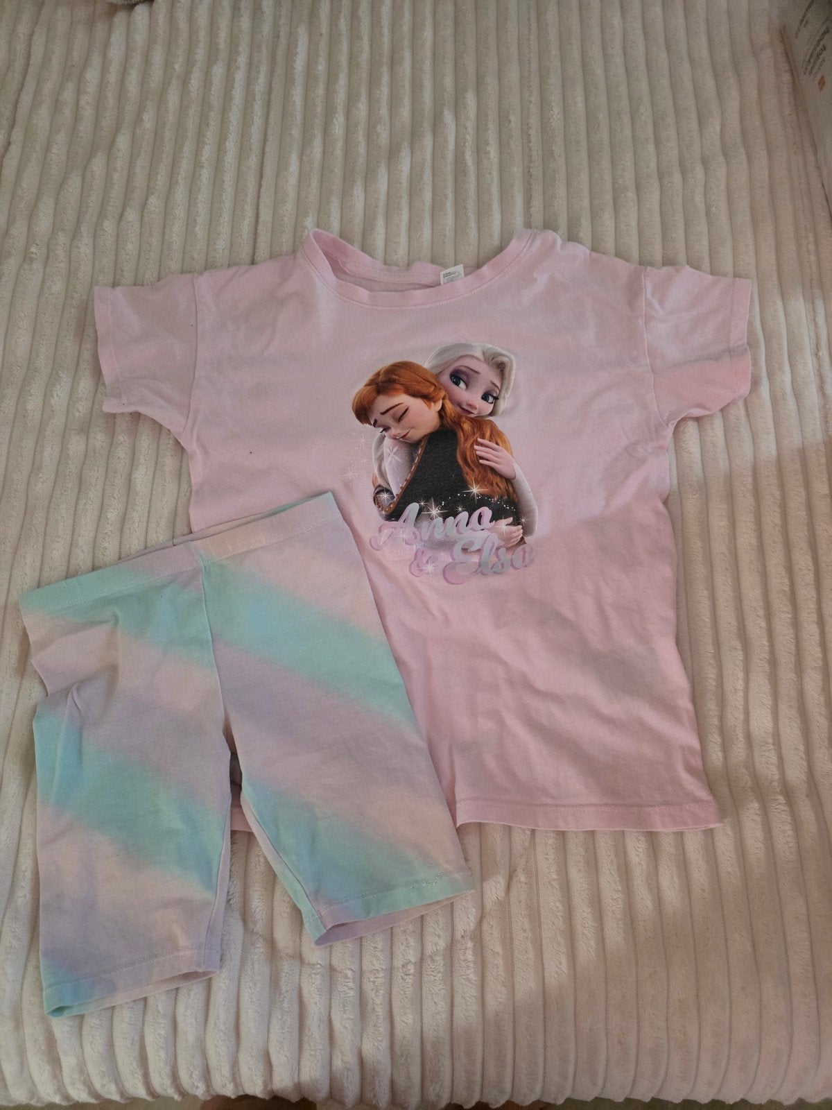 Elsa set maat 116, Kinderen en Baby's, Ophalen of Verzenden, Zo goed als nieuw, Meisje, Badpak