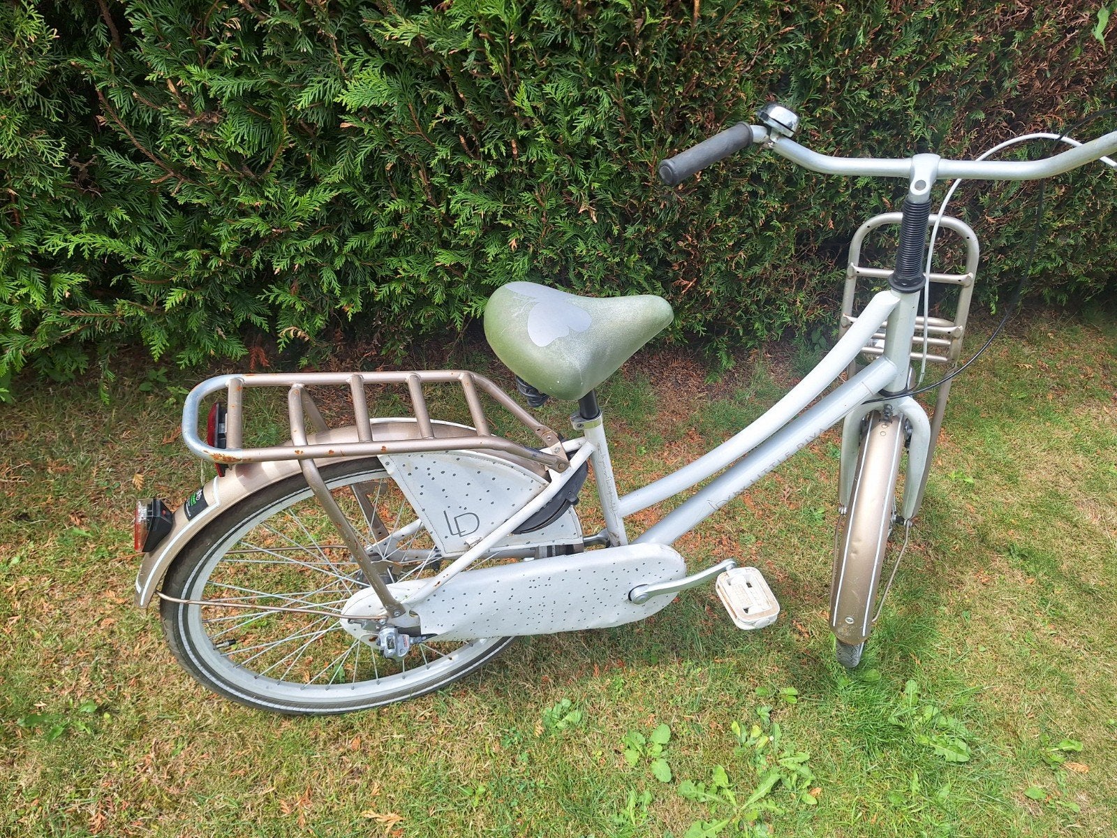 Gebruikte meisjesfiets met Lage Instap en Bagagedragers, Velgrem, Versnellingen, Ophalen, Overige merken