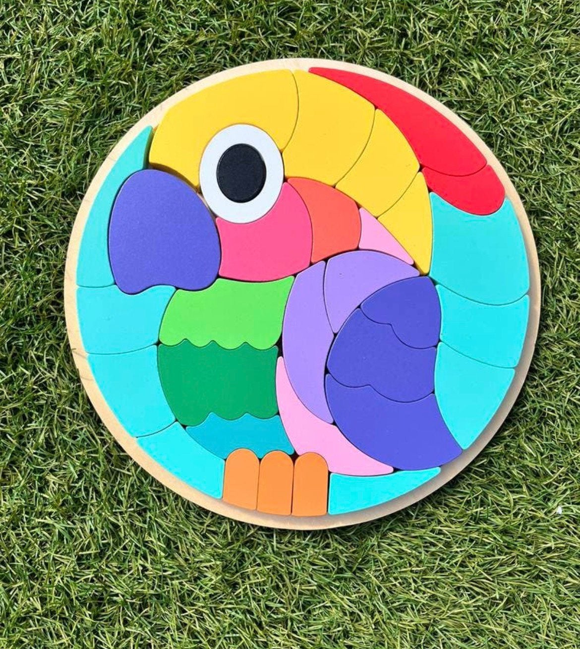 Papegaai puzzel, Ophalen, Meer dan 50 stukjes, Zo goed als nieuw