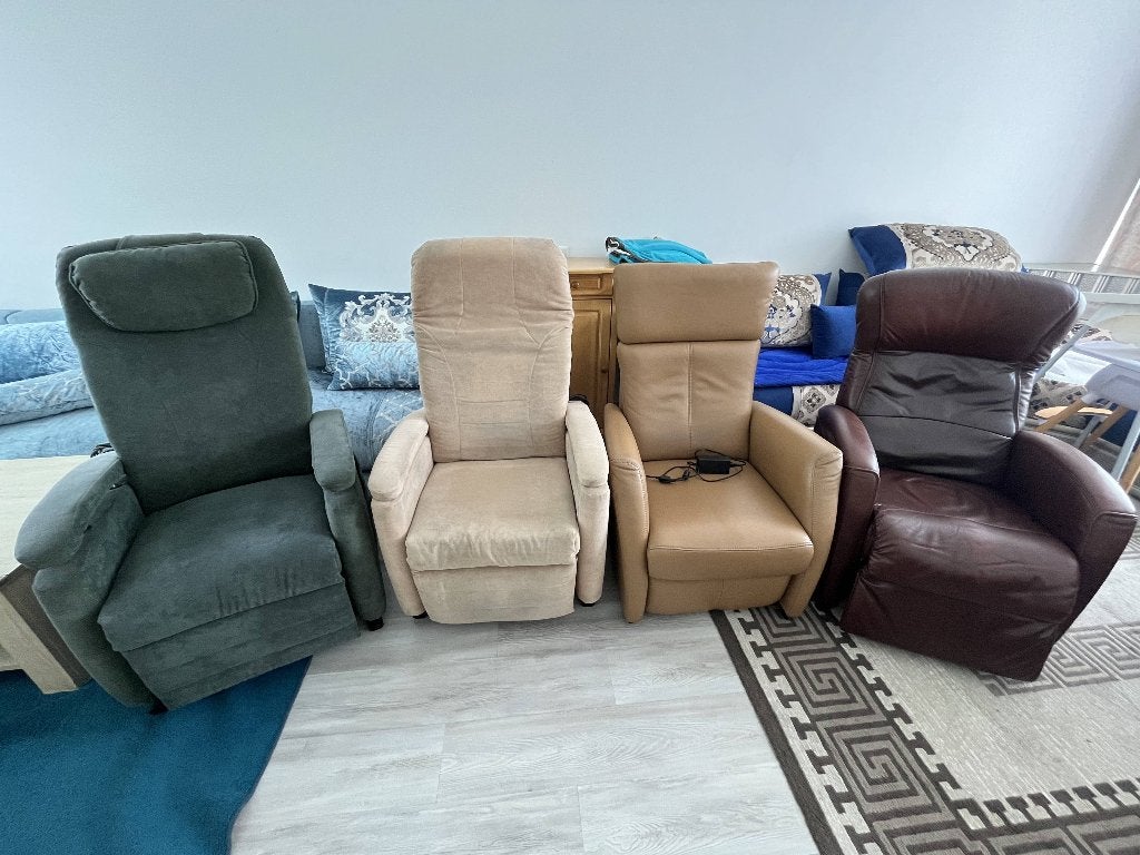 Mooie sta op stoelen van het A-merk Fitform. ZGAN !, Metaal, Minder dan 75 cm, Ophalen of Verzenden, Zo goed als nieuw