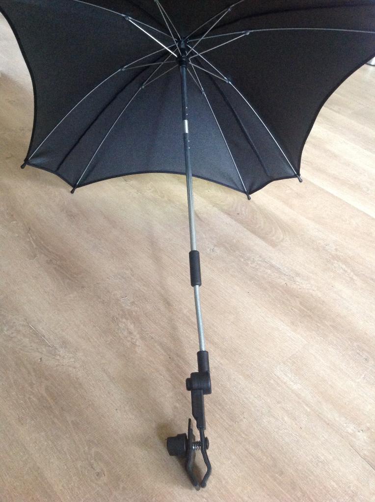 Anex Parasol/Parapluie Kinderwagen zwart izgst, Ophalen of Verzenden, Zo goed als nieuw, Overige merken