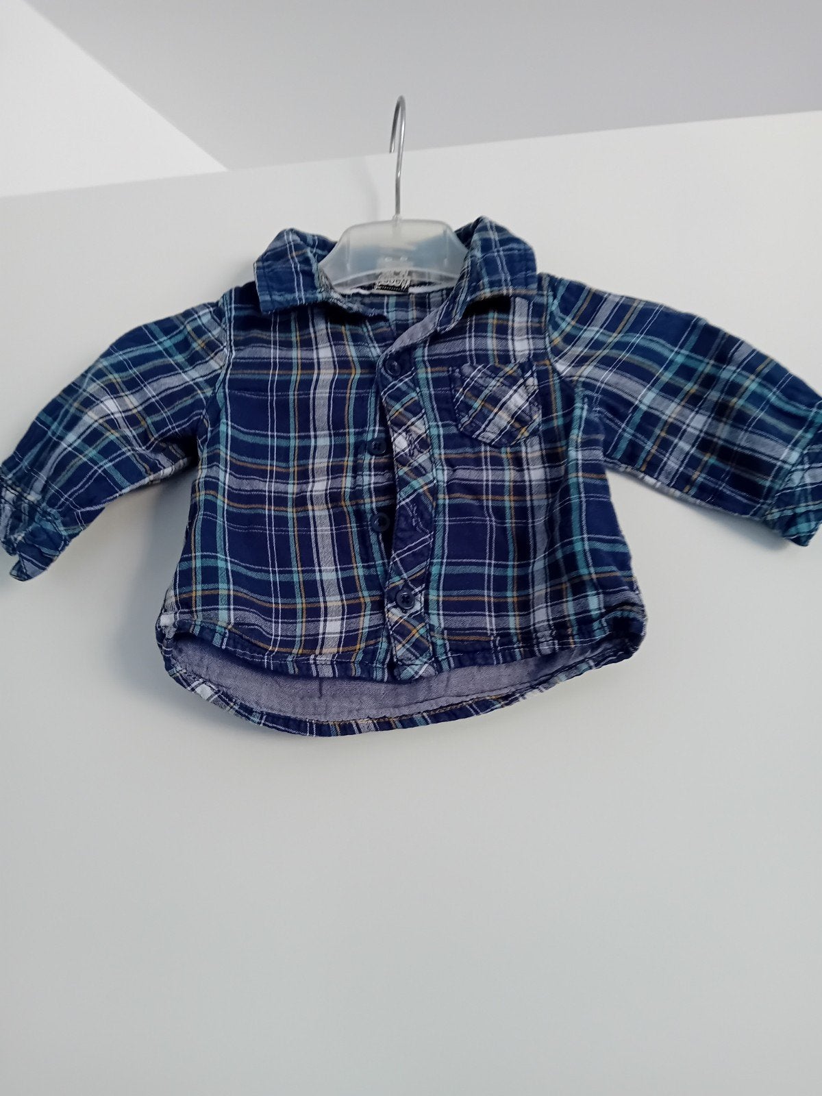 Tape à l'Oeil geruite blouse lange mouw, maat 56-62 (3 mnd), Ophalen of Verzenden, Zo goed als nieuw, Jongetje, Tape a L'oeil