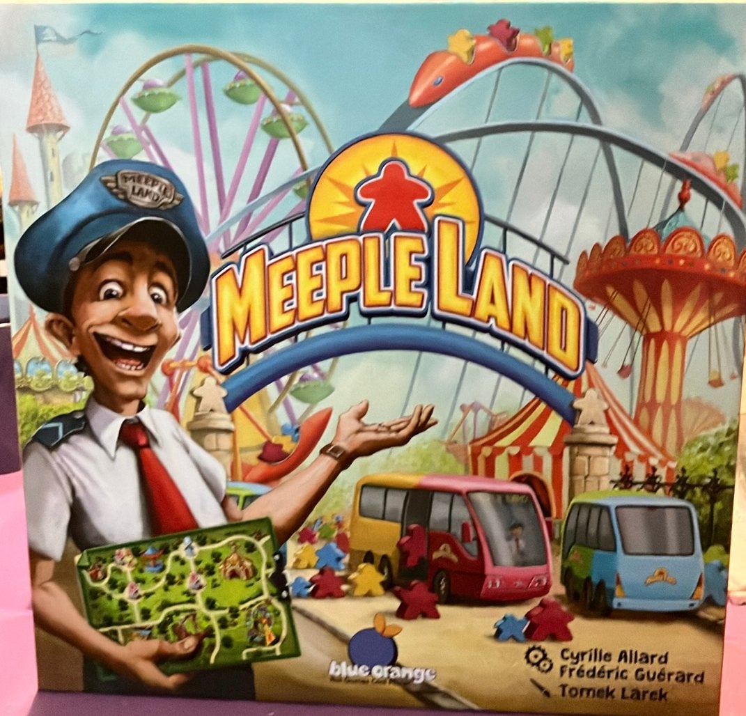 Meeple land bordspel, Een of twee spelers, Ophalen of Verzenden, Zo goed als nieuw