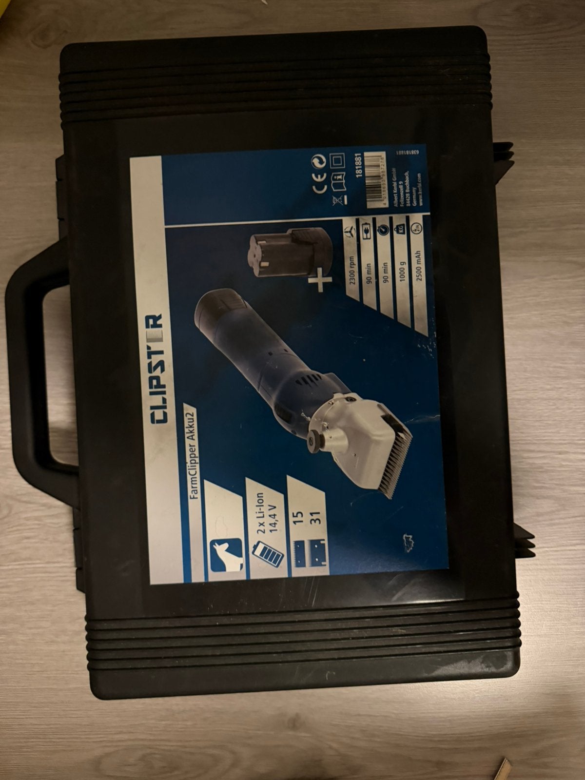 Scheerapparaat kerbl clipper, Dieren en Toebehoren, Ophalen, Zo goed als nieuw