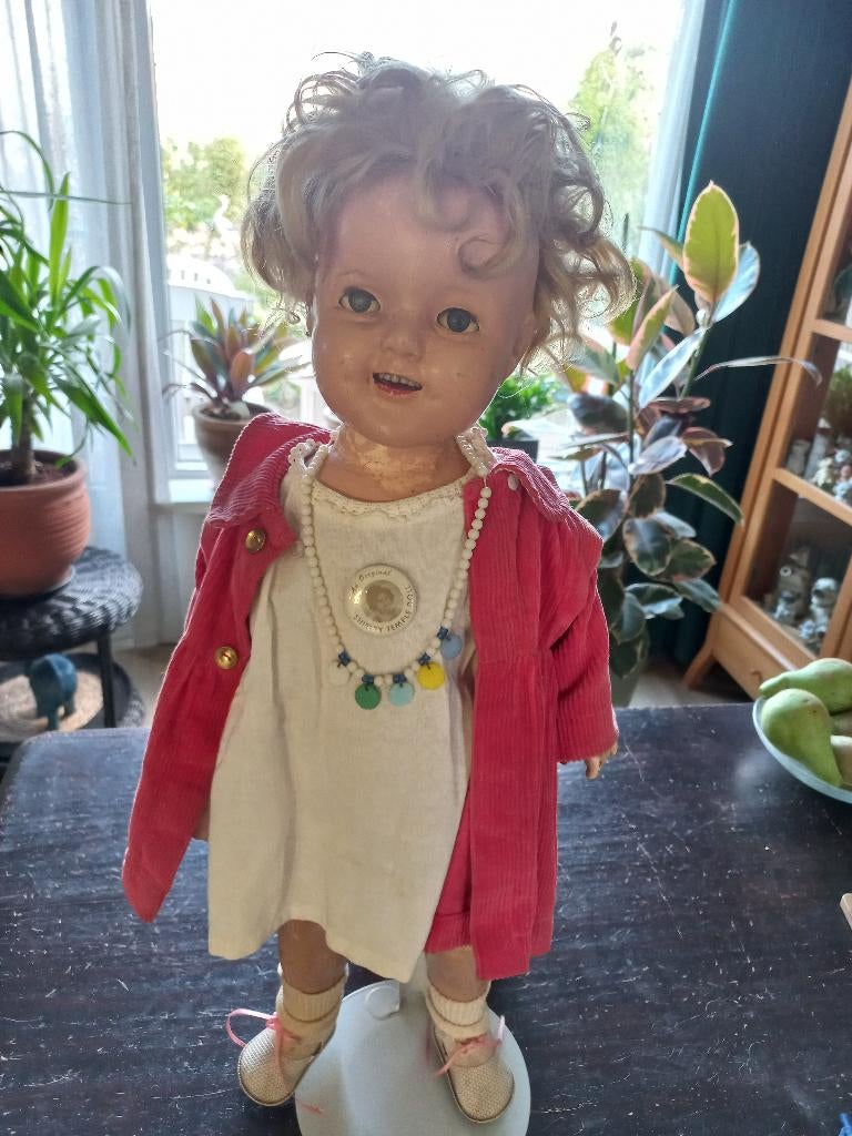 Antieke orginele  Shirley Temple pop!!, Ophalen of Verzenden, Gebruikt, Pop