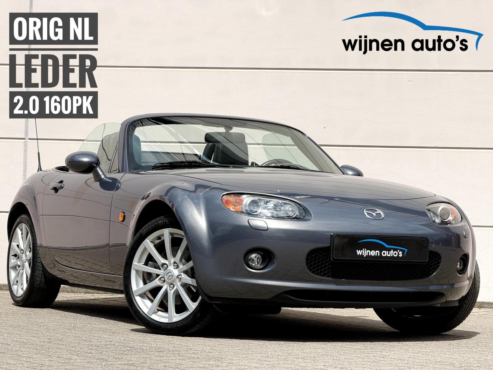 Mazda MX-5 2.0 Executive/ Orig NL/ Bose/ Xenon/ Stoelverw, Dealer onderhouden, Achterwielaandrijving, Gebruikt, Zwart