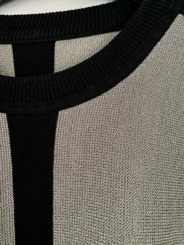 J02 Carlo Colucci: maat 50=M trui zwart/grijs, Kleding | Heren, Truien en Vesten, Maat 48/50 (M), Zwart, Ophalen of Verzenden