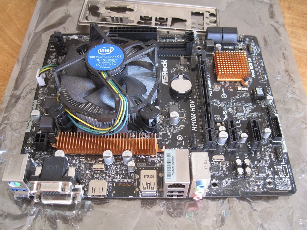 ASRock H110M-HDV-i5 6400 Moederbord, Ophalen, Gebruikt, LGA 1151, DDR4
