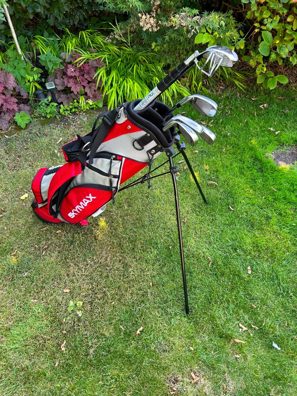Skymax IX-5 complete heren set staal rechts stand bag!, Ophalen of Verzenden, Zo goed als nieuw, Set
