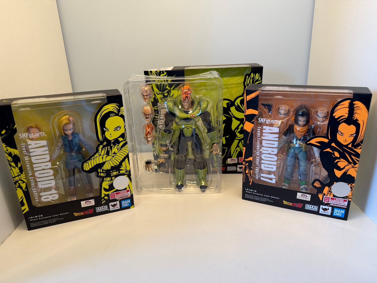 S.H. Figuarts Dragon Ball | Android 16 17 18 Event Exclusive, Ophalen of Verzenden, Nieuw