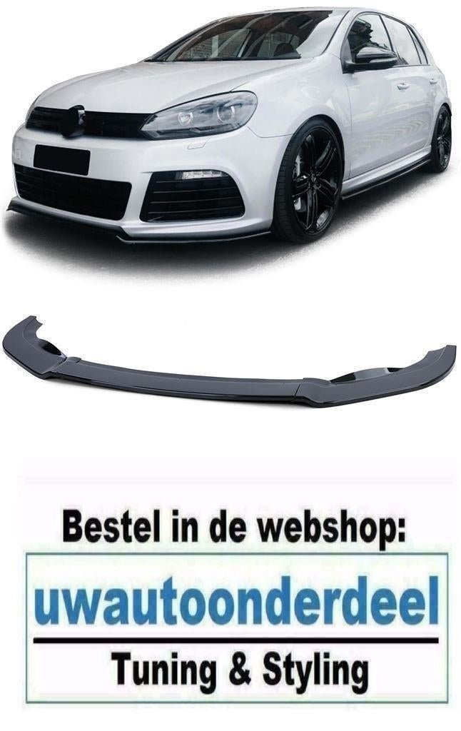 Spoiler Voorspoiler Lip glans Zwart Geschikt Voor Vw Golf 6