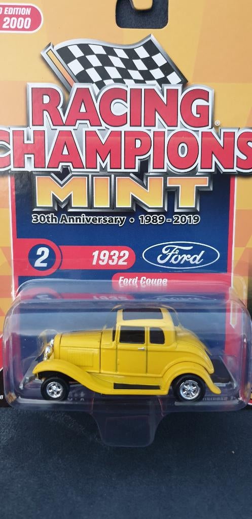 Ford Coupé Racing Champions 1:64, Hobby en Vrije tijd, Christian@diecastcompany.nl, Auto, Diecast Company, Nieuw