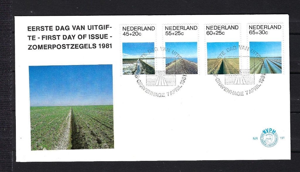 FDC NVPH E191 onbeschreven, Ophalen of Verzenden, Onbeschreven, Nederland