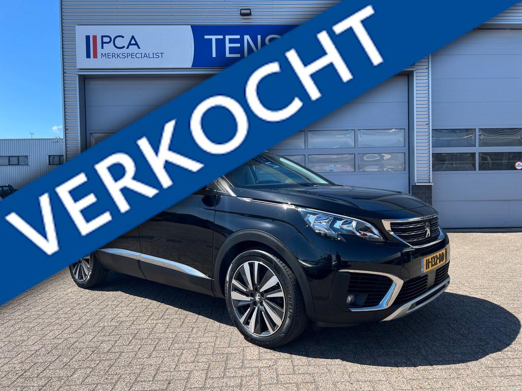 Peugeot 5008 1.2 130PK Allure | Handgeschakeld | Navigatie |, 1280 kg, Gebruikt, 1199 cc, Zwart
