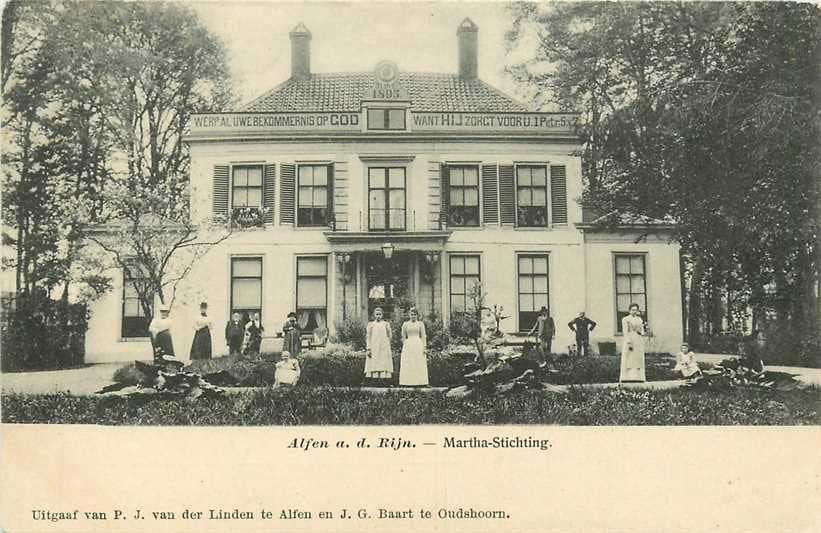 380-214-053 Alphen aan de Rijn Martha Stichting, Verzenden, Voor 1920, Zuid-Holland