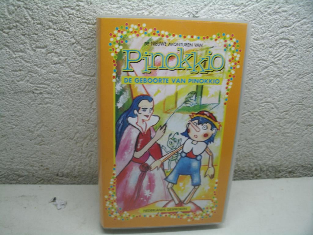 vhs 166a pinokkio de geboorte van, Cd's en Dvd's, VHS | Kinderen en Jeugd, Alle leeftijden, Ophalen of Verzenden, Zo goed als nieuw