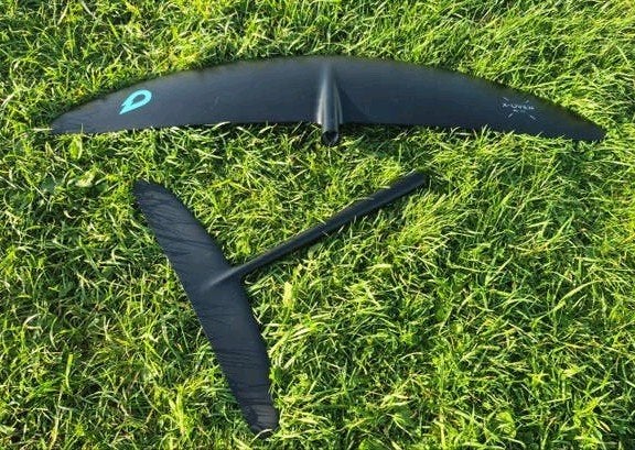 Gong V3 X-over XL frontwing en stab. Ideale beginners foil., Ophalen of Verzenden, Gebruikt, Wingsurf-hydrofoil