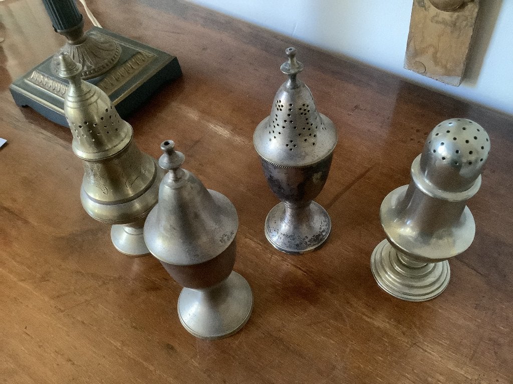 Brocante peper en zout stel, Ophalen of Verzenden