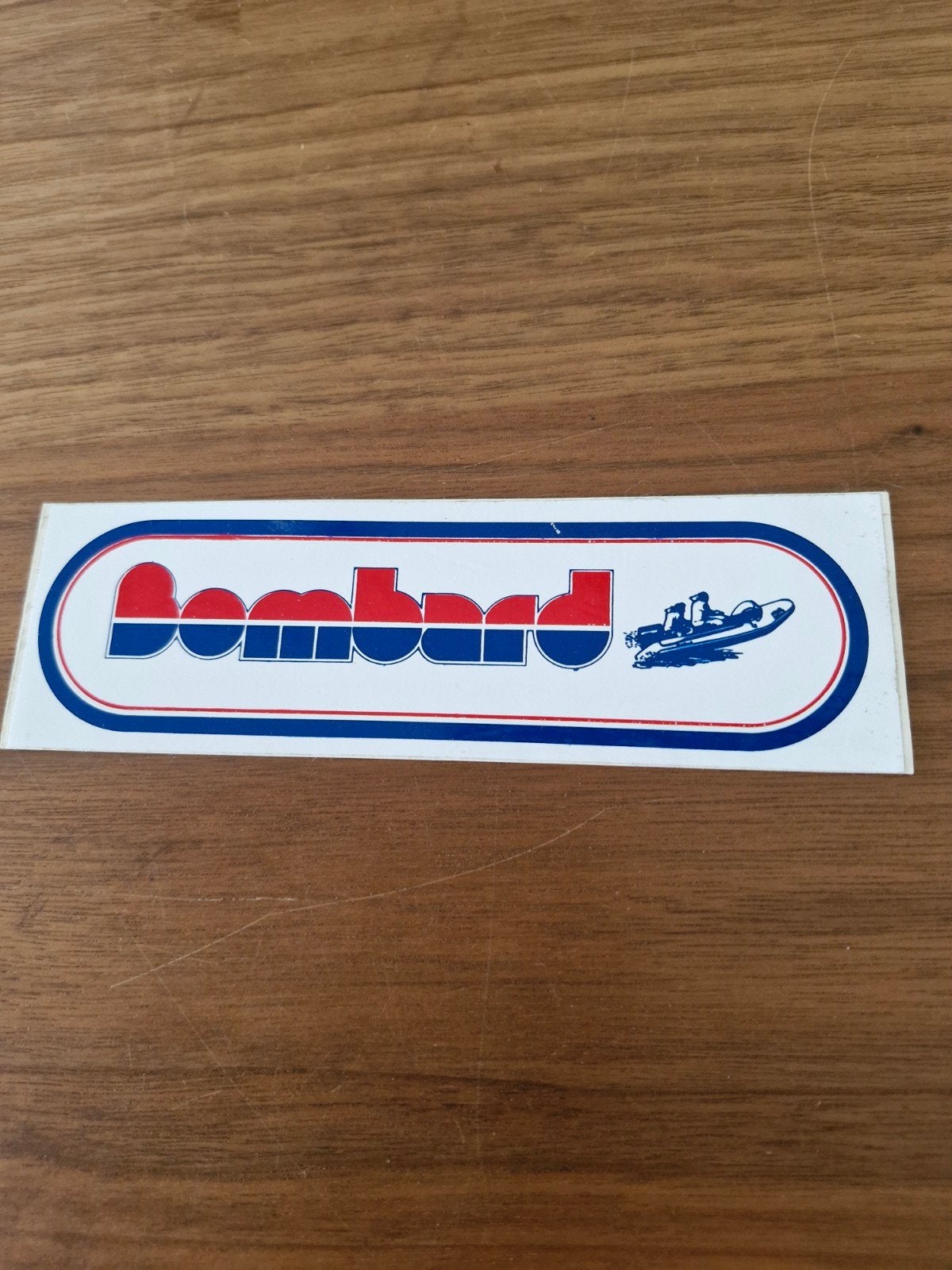 10363 Vintage Bombard sticker - rubberboot, Ophalen of Verzenden, Gebruikt, Merk