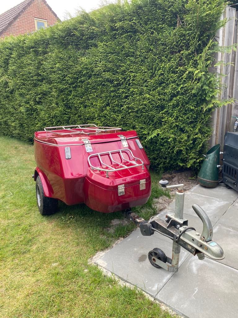 Aanhanger voor achter de motor, Ophalen, Gebruikt