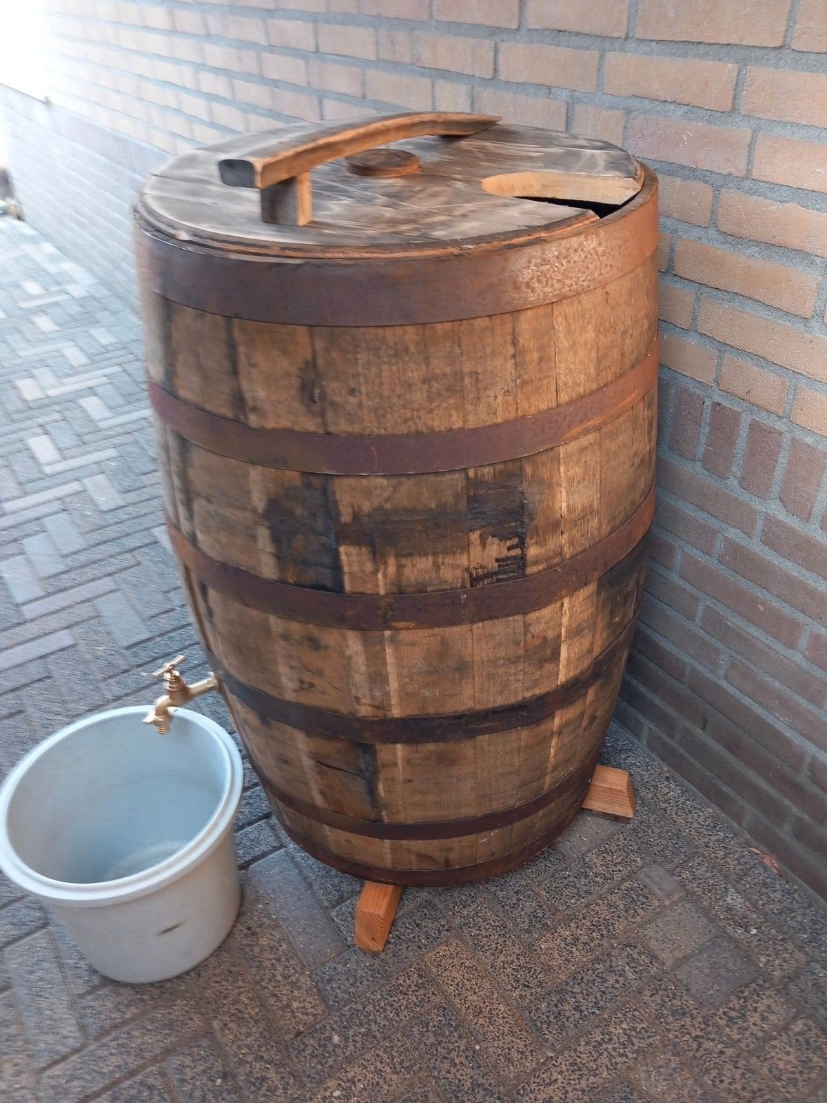 regentonnen wijn of whisky vaten, Tuin en Terras, 150 liter of meer, Ophalen, Nieuw, Hout