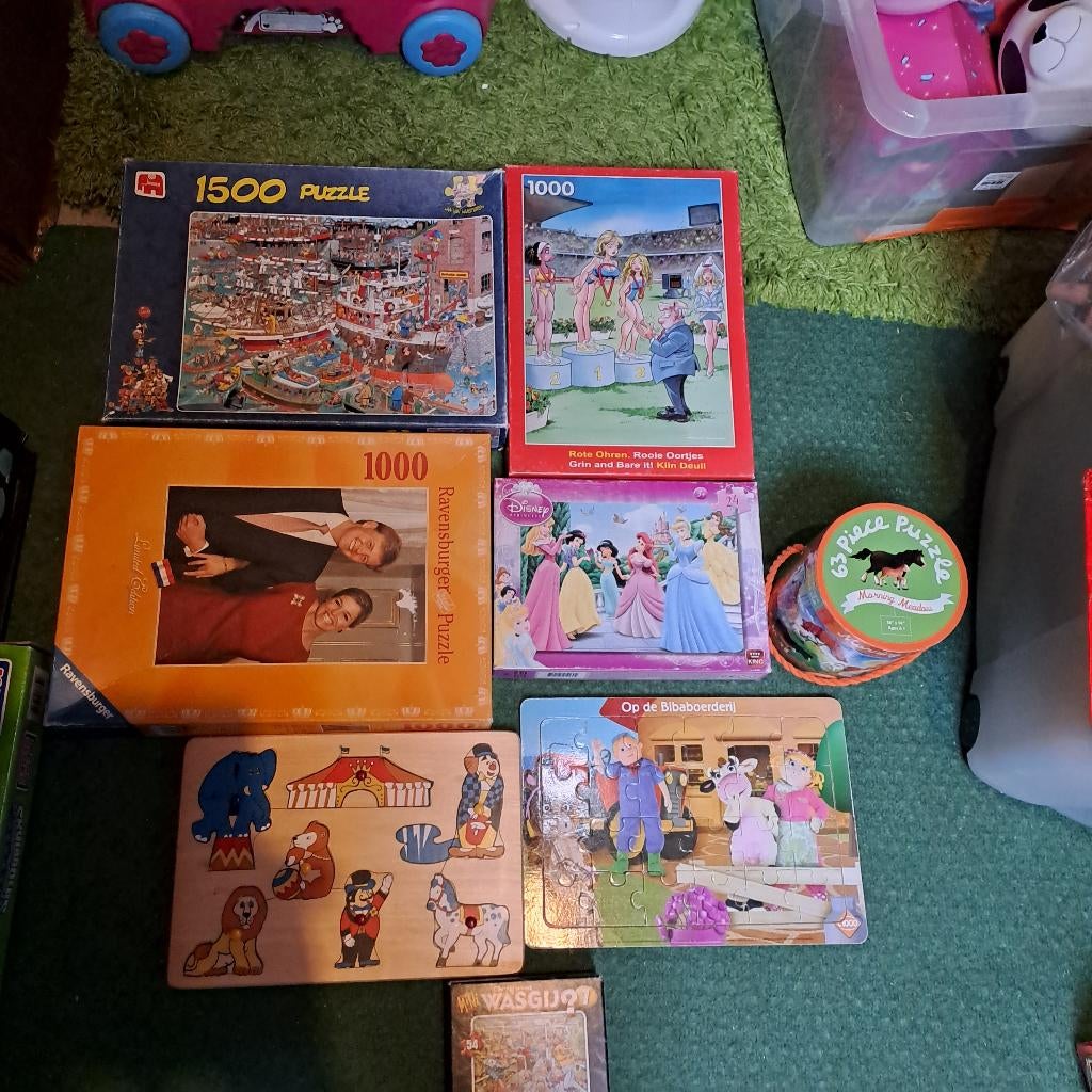 puzzels, Ophalen, Gebruikt, Meer dan 50 stukjes, Van hout