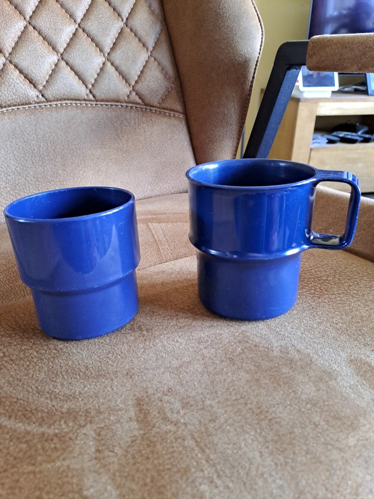 Mepal Melkbeker en koffie/theebeker - kampeerbenodigdheden, Caravans en Kamperen, Ophalen of Verzenden, Gebruikt