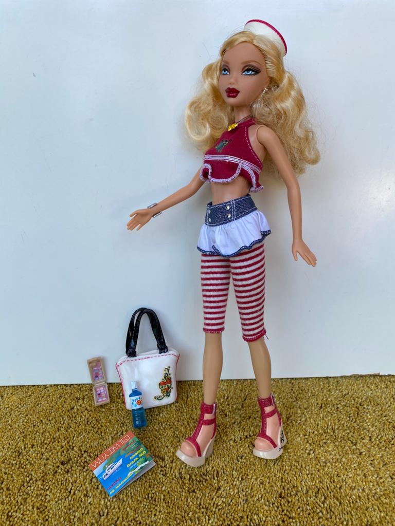 My Scene Kennedy Sailor Sweeties 2007 pop, Kinderen en Baby's, Speelgoed | Poppen, Ophalen of Verzenden, Zo goed als nieuw, Barbie