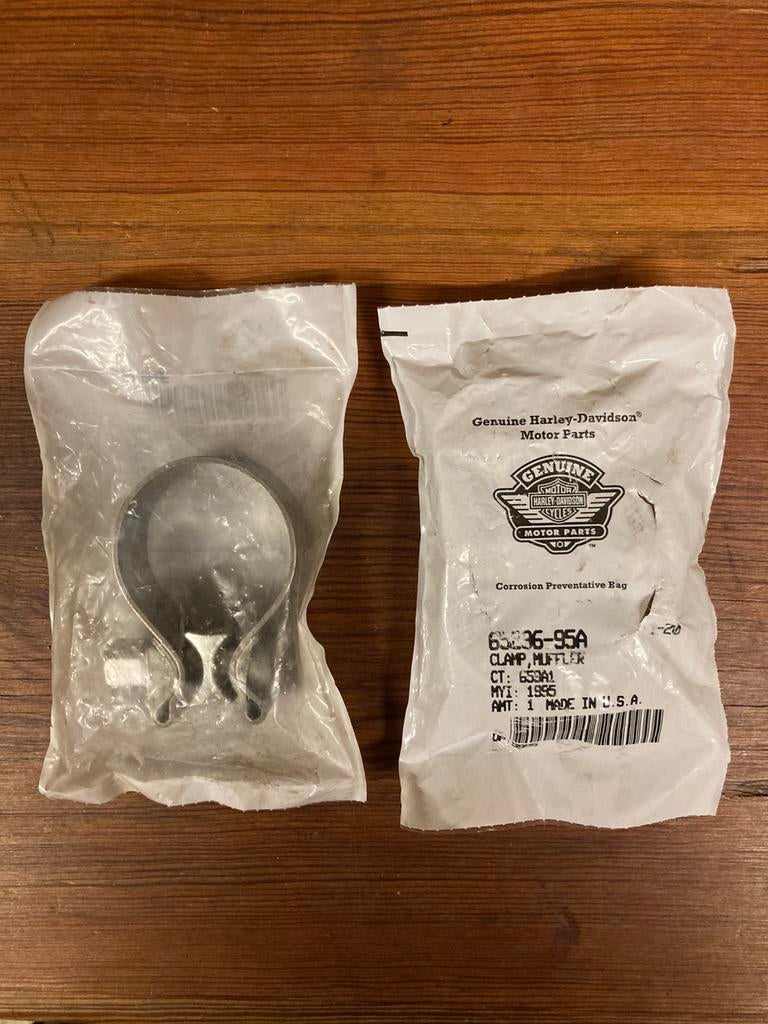 Clamp Muffler Harley-Davidson 65296-95A, Ophalen of Verzenden, Nieuw