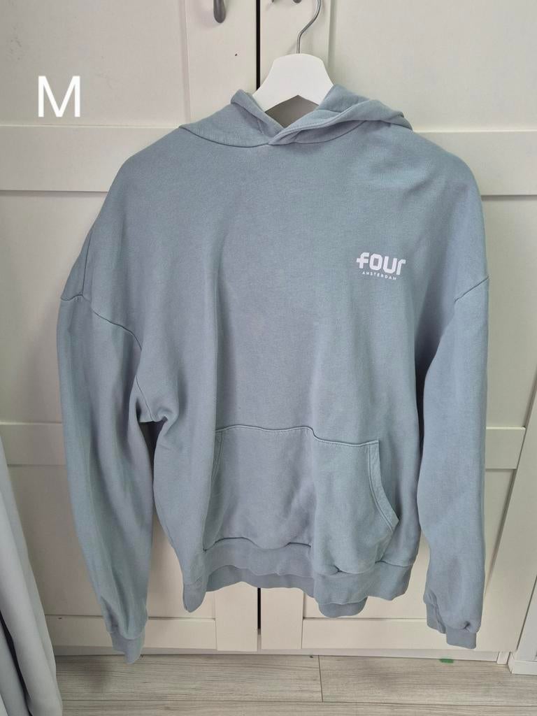 Four Amsterdam hoodie en broek maat M, Blauw, Four Amsterdam, Gedragen, Ophalen