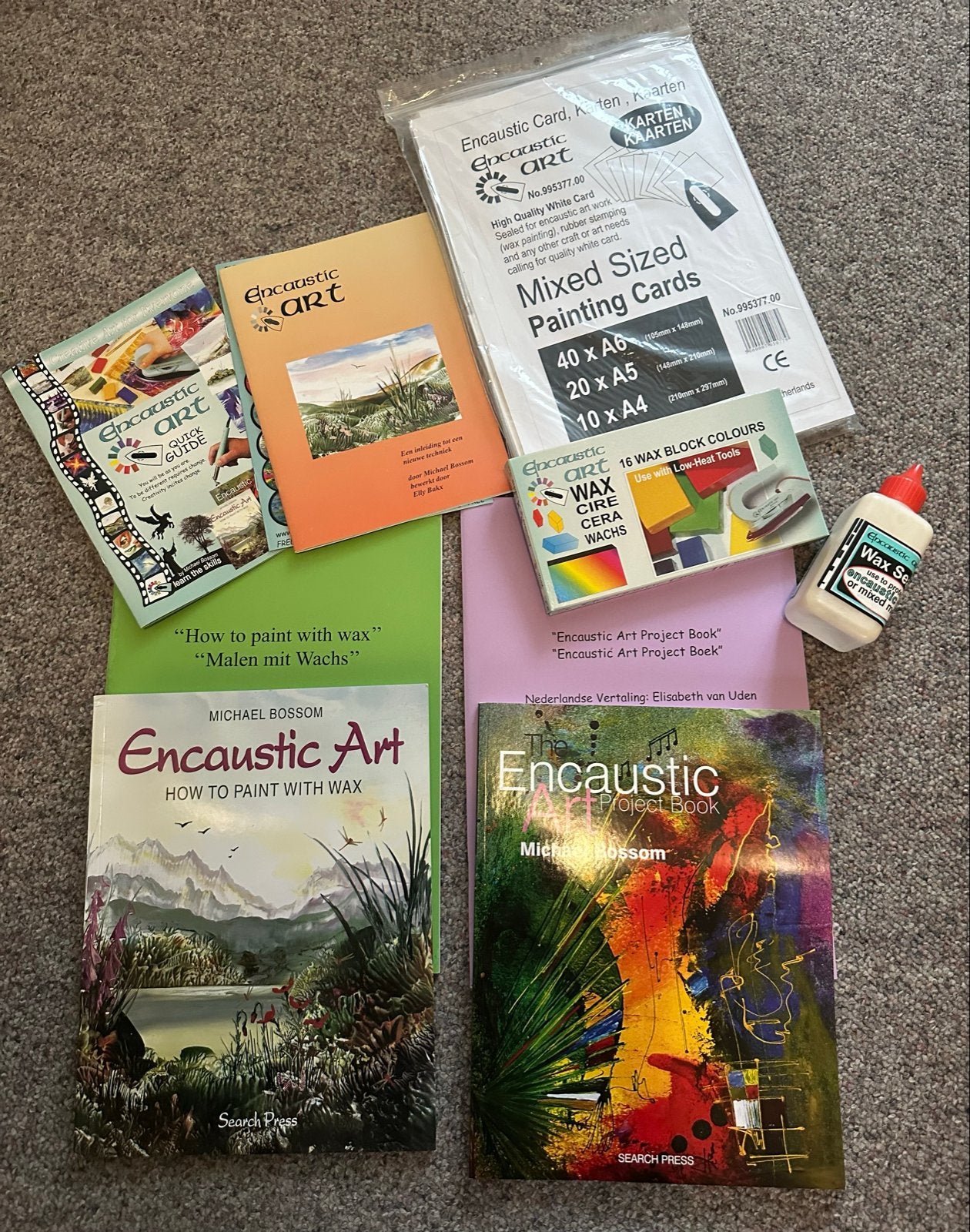 Beginners set Encaustic Art met boeken en materialen, Ophalen of Verzenden, Nieuw, Overige typen